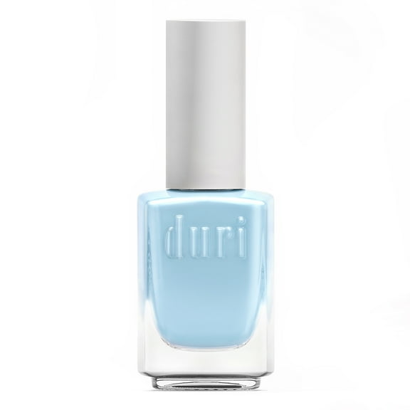 Duri Nail Polish, 107S Cloud True Blue, Pastel Blue, Semi Matte Finish, Quick Drying, 0.45 Fl Oz