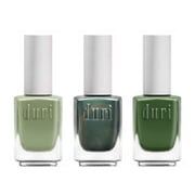 Duri Cosmetics Nail Polish Down to Earth Trio, 3 Piece Gift Set, Green Nail Polish 0.5 fl oz Each
