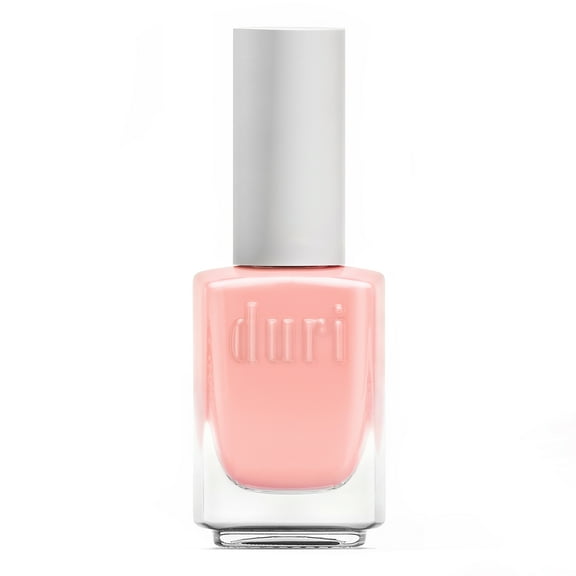 Duri Nail Polish, 108S Pillow Pink, Pastel Peach Pink Color, Full Coverage, Semi Matte Finish, 0.5 Fl Oz