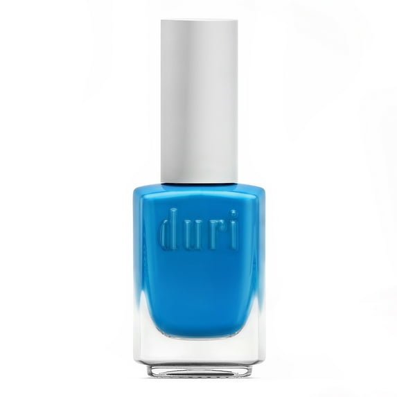 Duri Nail Polish, 160N Tsunami, Neon Blue Nail Lacquer, Matte Finish, 0.45 fl oz
