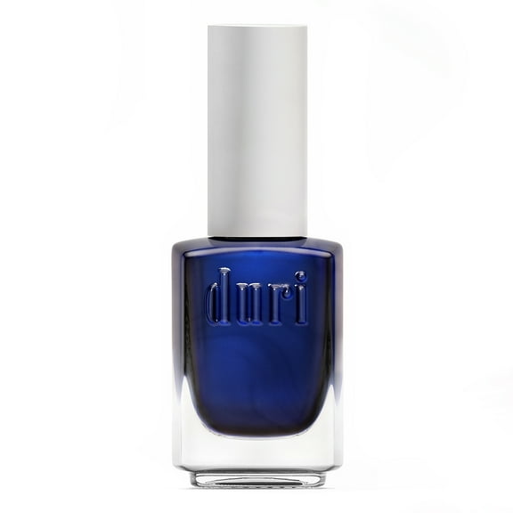 Duri Nail Polish, 174 Fire Sapphire Glossy Vegan Smooth, Deep Purple Blue Metallic Shimmer, 0.45 fl.oz.