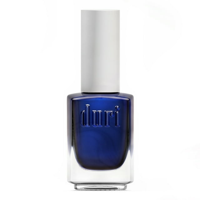 Duri Nail Polish, 174 Fire Sapphire, Deep Purple Blue Metallic Shimmer