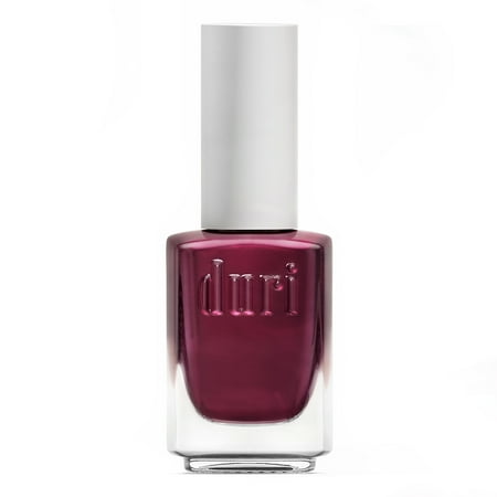 Duri Nail Polish, 323 Sangria, RED Nail Lacquer, Metallic Finish, Full Coverage, 0.45 Fl. Oz.