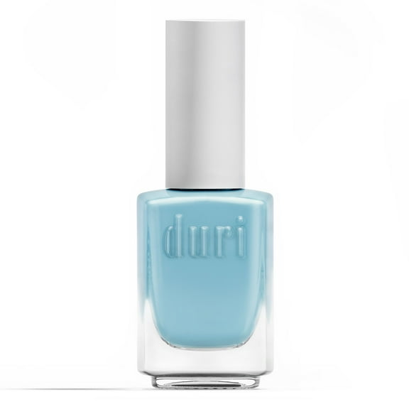 Duri Nail Polish, 453 Hot Ice, Sheer Light Blue, Glossy Finish, 0.45 Fl Oz, Vegan, Parabens-Free, Summer Collection