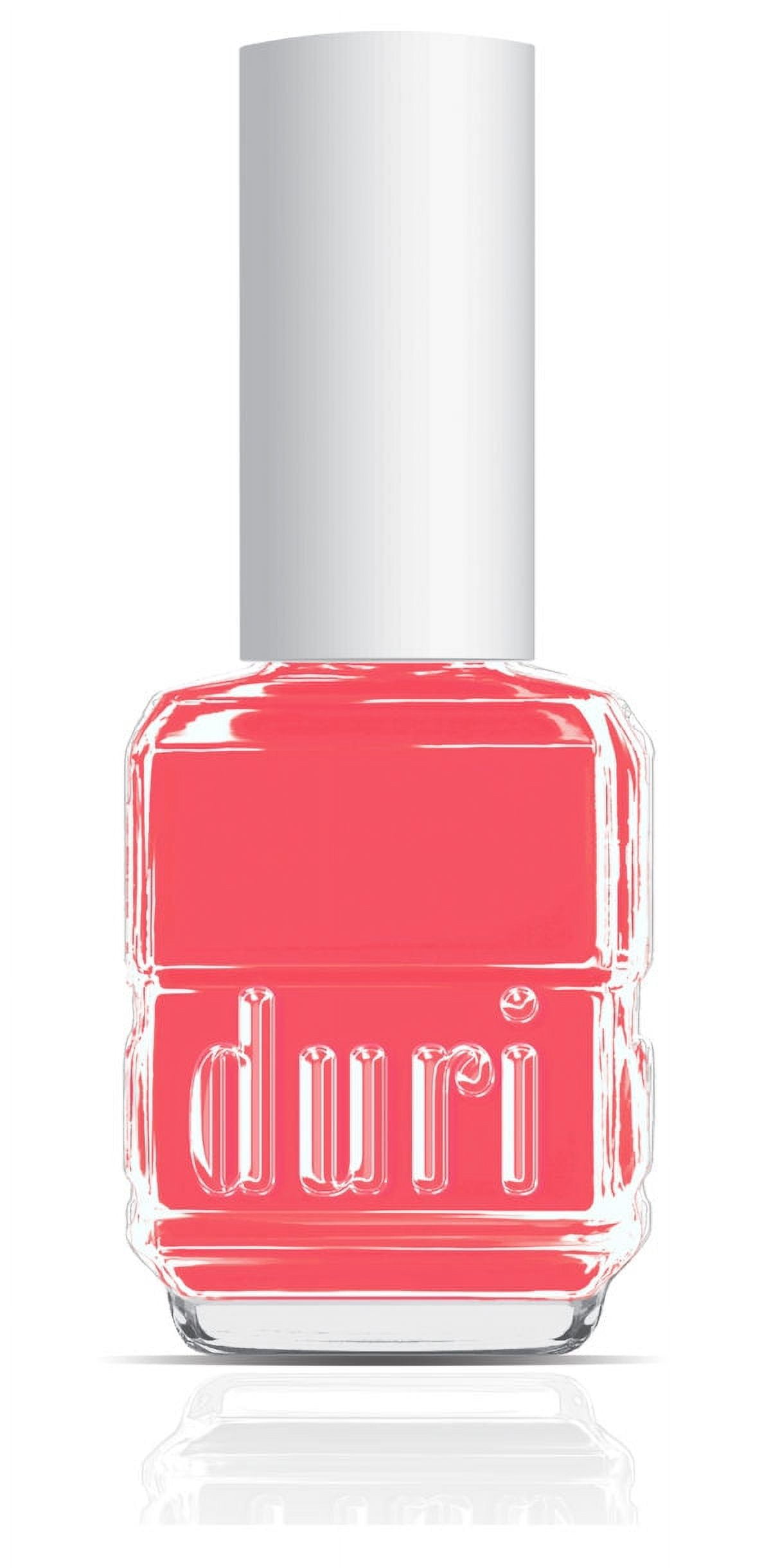 Duri Nail Polish, 555 Me Never, Coral Pink, 0.5 fl. Oz.