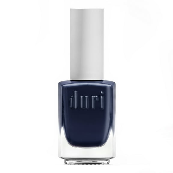 Duri Nail Polish, 571 Blueberry Daiquiri, Dark Blue, Full Coverage, Glossy Finish