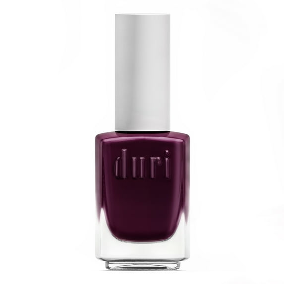 Duri Nail Polish, 614 Berry Vague, Burgundy Red, Glossy Finish, 0.45 fl oz