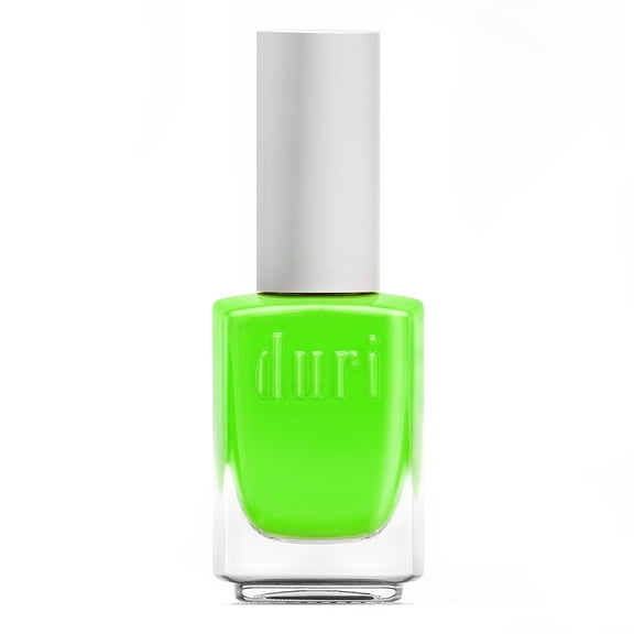 Duri Nail Polish, 646N NYC Apple Envy, Vegan Cruelty-Free Matte Neon, Bright Lime Green, 0.45 fl. oz
