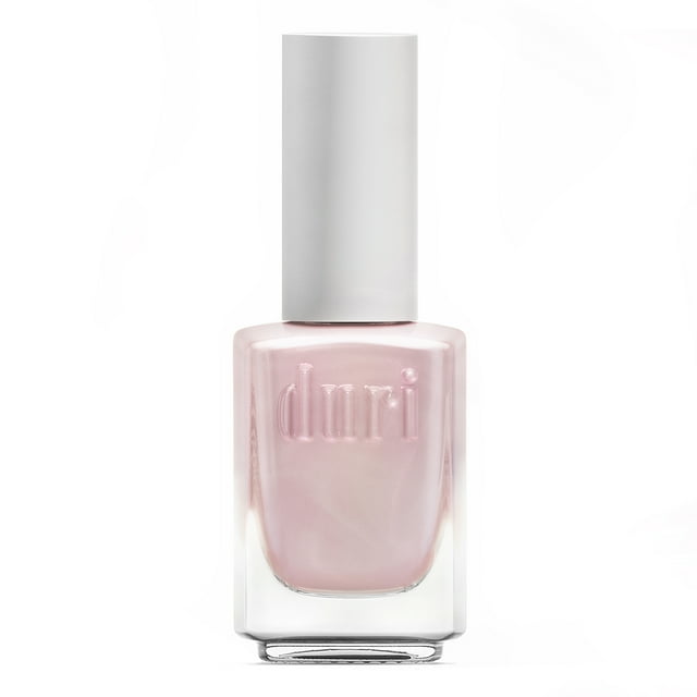 Duri Nail Polish, 752 Aha Moment, Pastel Pink Pearl Shimmer, SemiSheer Coverage, Glossy Finish
