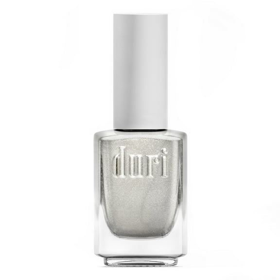 Duri Nail Polish, 769 Dolphin Dance, Silver Shimmer, Semi Sheer Coverage, Glossy Finish, Quick Drying, Lasting Color, 0.45 Fl Oz
