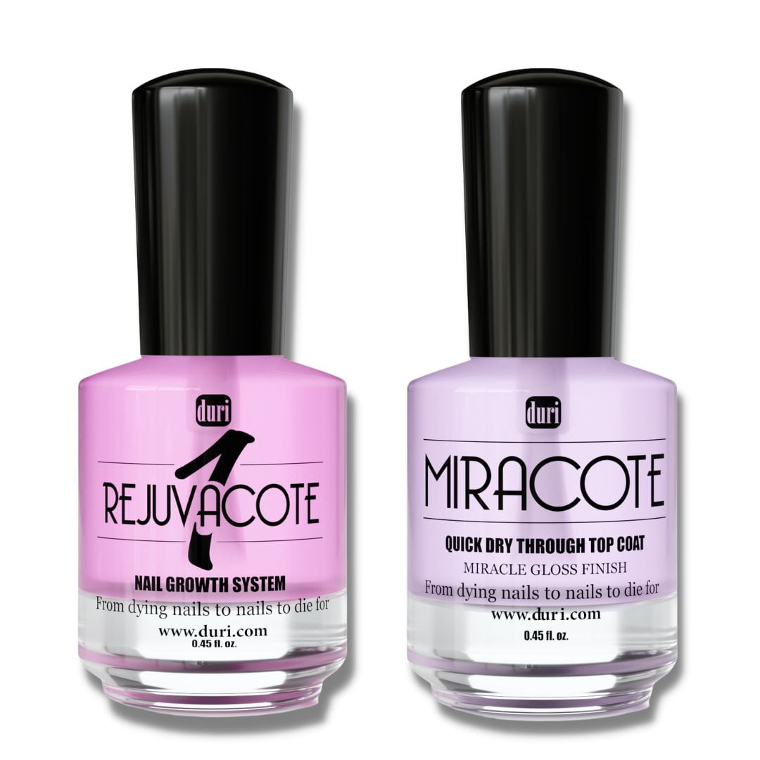 Duri Nail Repair Combo, Rejuvacote 1 Nail Growth Base & Top Coat Nail