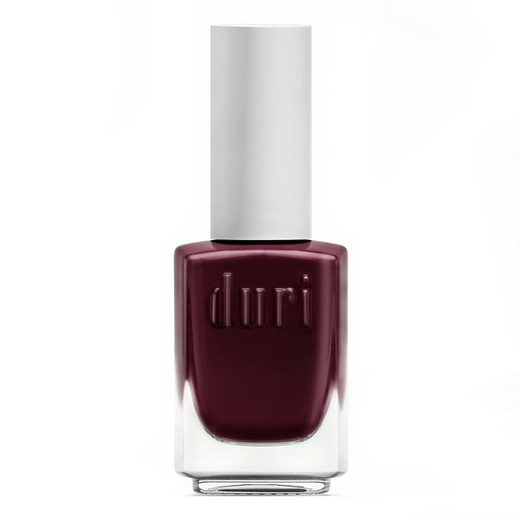 Duri Nail Polish, Love Me Or Leave Me, Salon Quality Vegan Glossy Burgundy Enamel Nail Polish, 0.45 fl. oz.