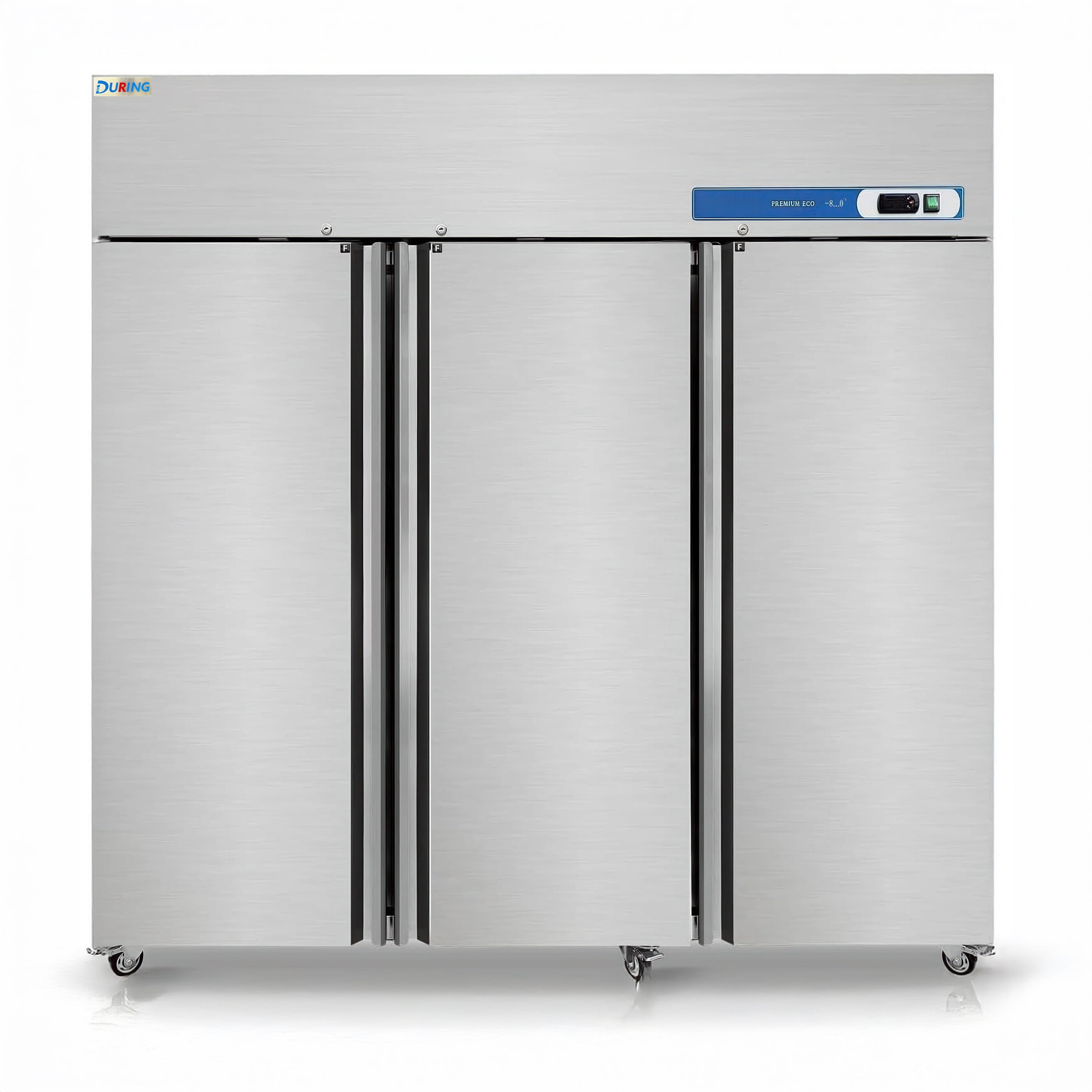 During D-K-72F 72" Commercial Reach-in Freezer, 3-Door 54 Cu.ft Stainless Steel