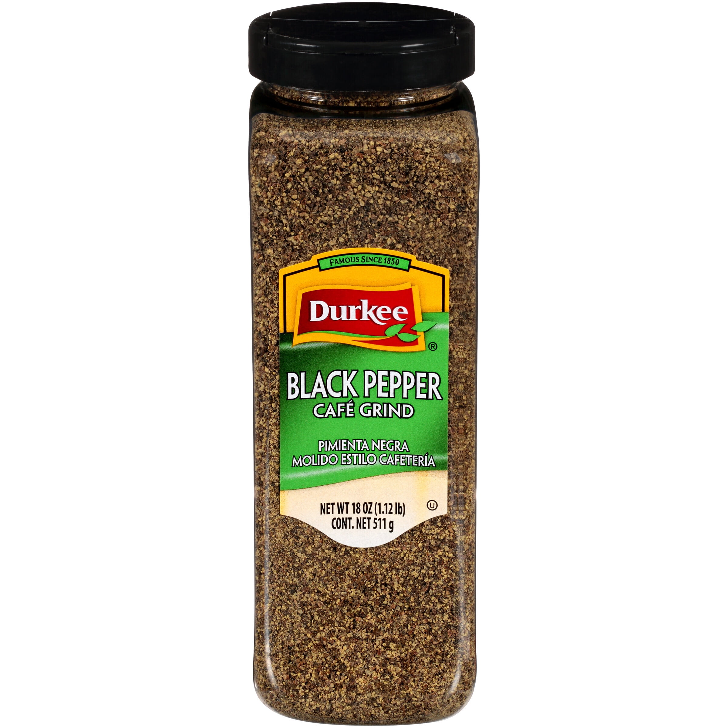 Durkee® Black Pepper Café Grind 18 oz. Shaker