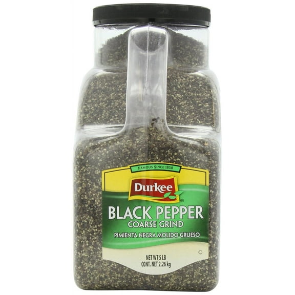 Durkee Black Pepper, Course Grind, 5-Pound