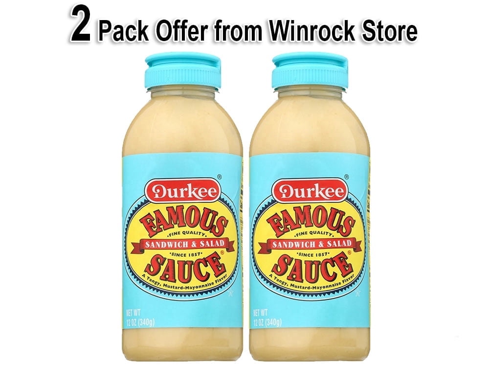 Durkee Famous Sandwich & Salad Sauce, 12 oz (2 Bottles)