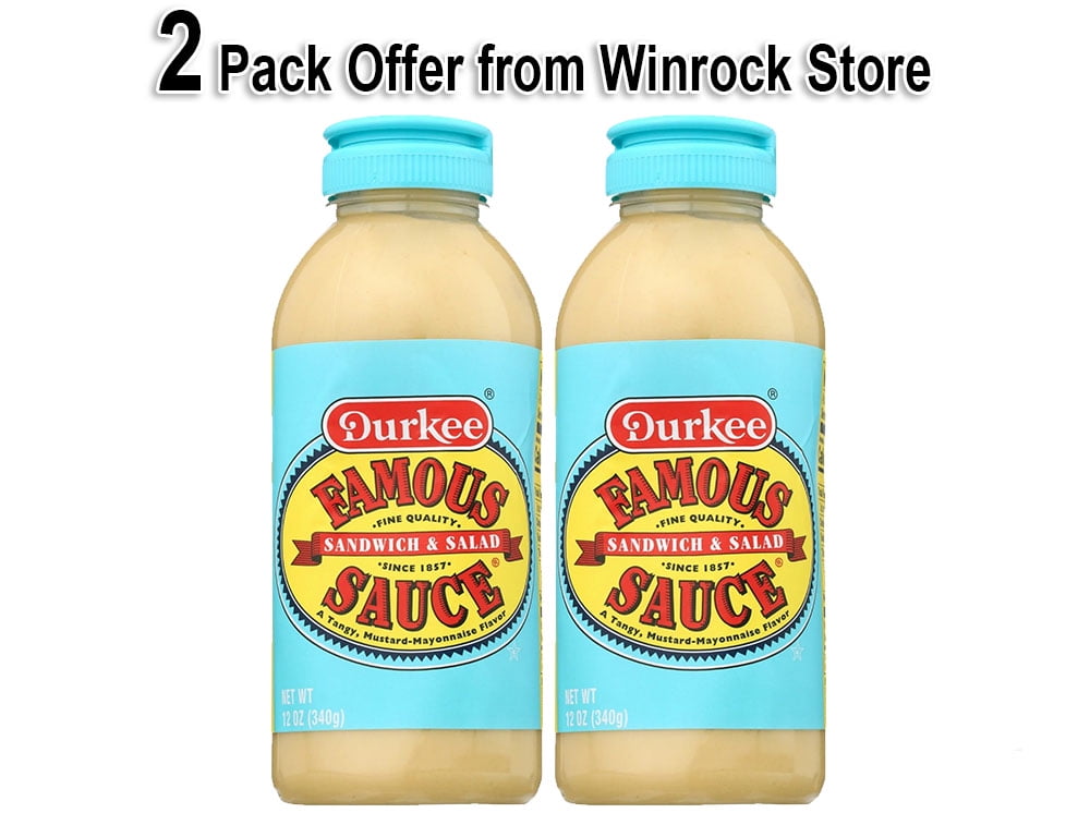 Durkee Famous Sandwich & Salad Sauce, 12 oz (2 Bottles)