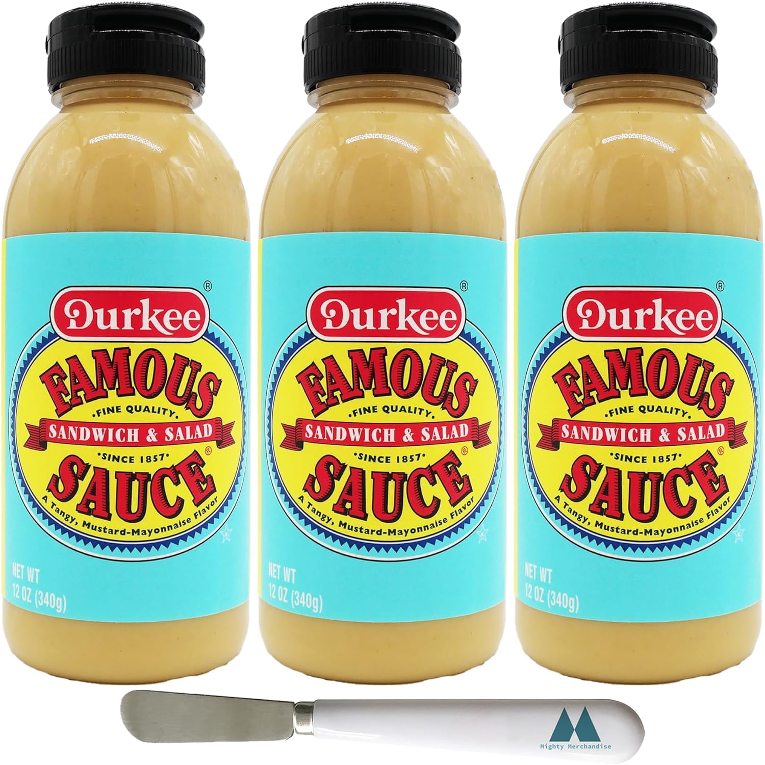 Durkee Famous Sandwich & Salad Sauce 3 Pack 12 Ounces Each With
