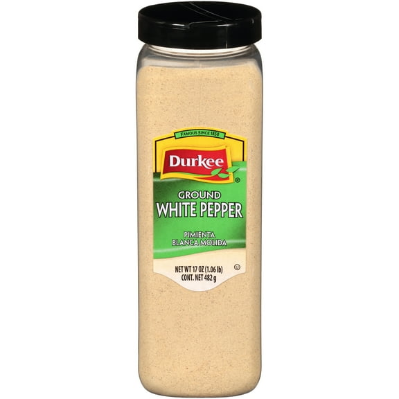 Durkee Ground White Pepper 17 oz. Shaker