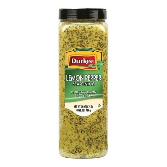 Durkee Lemon Pepper, 28 Ounce Container -- 6 per Case.