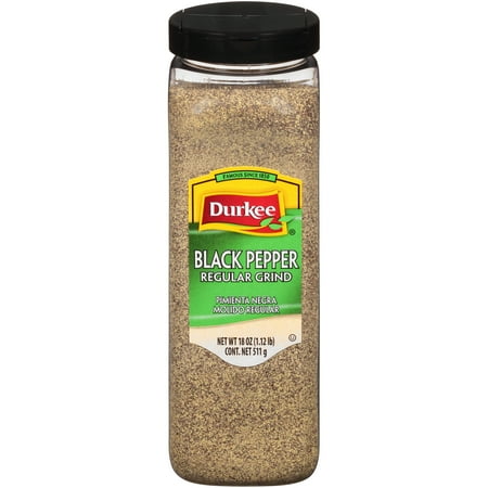 Durkee® Regular Grind Black Pepper 18 oz. Shaker