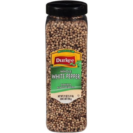 Durkee® Whole White Pepper 21 oz. Shaker