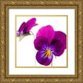 thumbnail image 1 of Durnberger, Sonja 12x12 Gold Ornate Wood Framed with Double Matting Museum Art Print Titled - Viola tricolor, 1 of 4