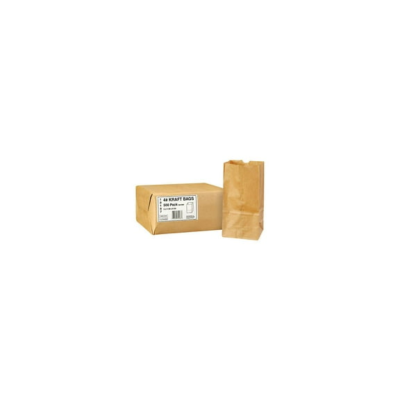 Duro Bag 4# Kraft Bags - 500 Count