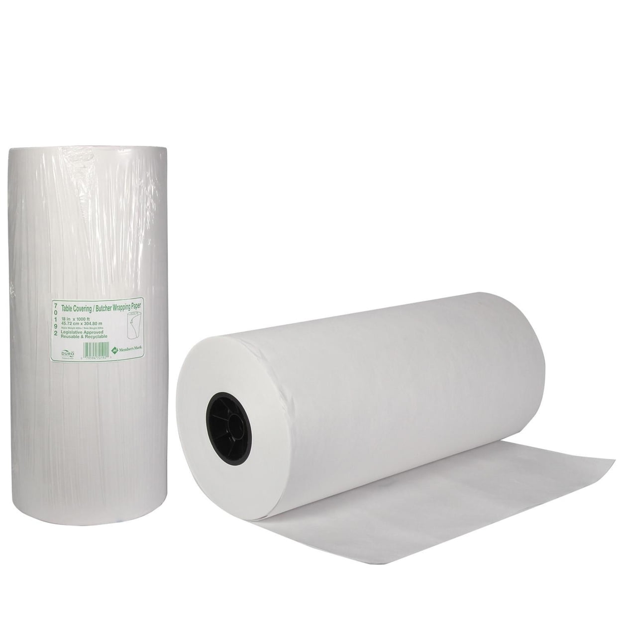 4 PACK] MG15 White Butcher Food Paper Roll 15-Inch - Roll for