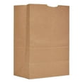 Duro Gusset Fold Top Paper Bags, Brown, 500 Ct
