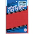 thumbnail image 1 of Duro Permanent Adhesive Vinyl Letters & Numbers 2" 167/Pkg-Red, 1 of 2
