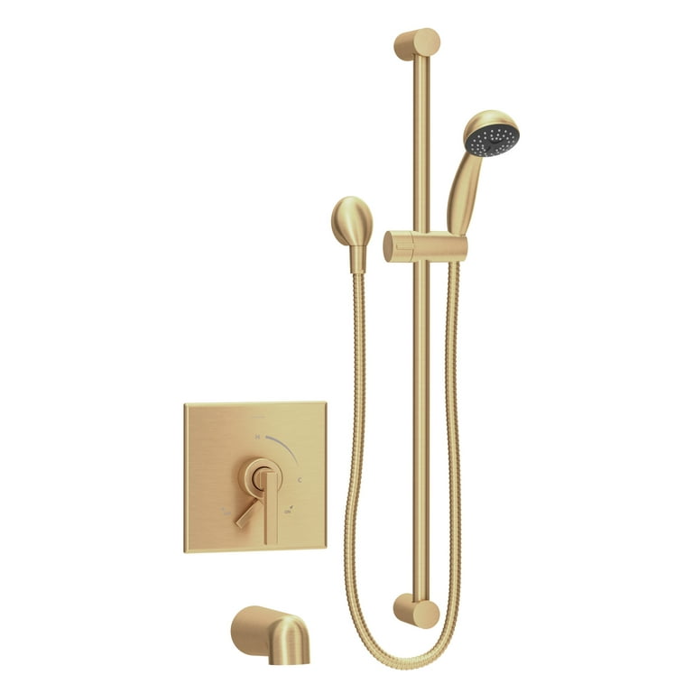 Duro Single-Handle 1-Spray Handheld Shower Head and Fixed Shower Head Combo in Polished Chrome (Valve Not Included) Duro Single-Handle 1-Spray Handheld Shower Head and Fixed Shower Head Combo in Polished Chrome (Valve Not Included)