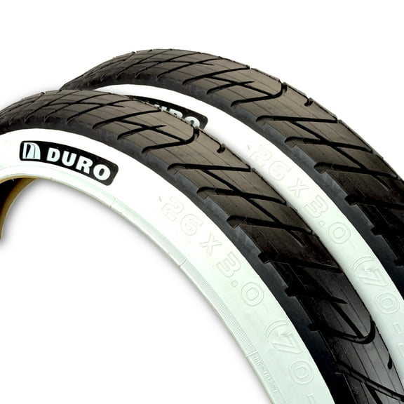 Duro Tire Beach Bum Cruiser Bike Tire 26" x 30" White