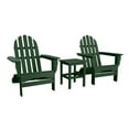thumbnail image 1 of DuroGreen Adirondack Chair Set Made with All-Weather Tangent lumber, 2 Chairs, 1 Side Table, Oversized, High End Patio Furniture for Porch, Lawn, or Deck, No Maintenance, , Forest Green, 1 of 8