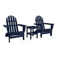 thumbnail image 1 of DuroGreen Adirondack Chair Set Made With All-Weather Tangent lumber, 2 Chairs, 1 Side Table, Oversized, High End Patio Furniture for Porch, Lawn, or Deck, No Maintenance, , Navy, 1 of 7