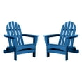 thumbnail image 1 of DuroGreen Adirondack Chairs Made With All-Weather Tangent lumber, Set of 2, Oversized, High End Classic Patio Furniture for Porch, Lawn, Deck, or Fire Pit, No Maintenance, USA Made, Royal Blue, 1 of 8