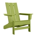 thumbnail image 1 of DuroGreen Aria Adirondack Chairs Made With All-Weather Tangentwood, Oversized, High End Patio Furniture for Porch, Lawn, Deck, Fire Pit, No Maintenance, Easy Assembly, Made in the USA, Lime Green, 1 of 8