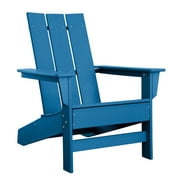 DuroGreen Aria Adirondack Chairs Made With All-Weather Tangentwood, Oversized, High End Patio Furniture for Porch, Lawn, Deck, Fire Pit, No Maintenance, Easy Assembly, Made in the USA, Royal Blue