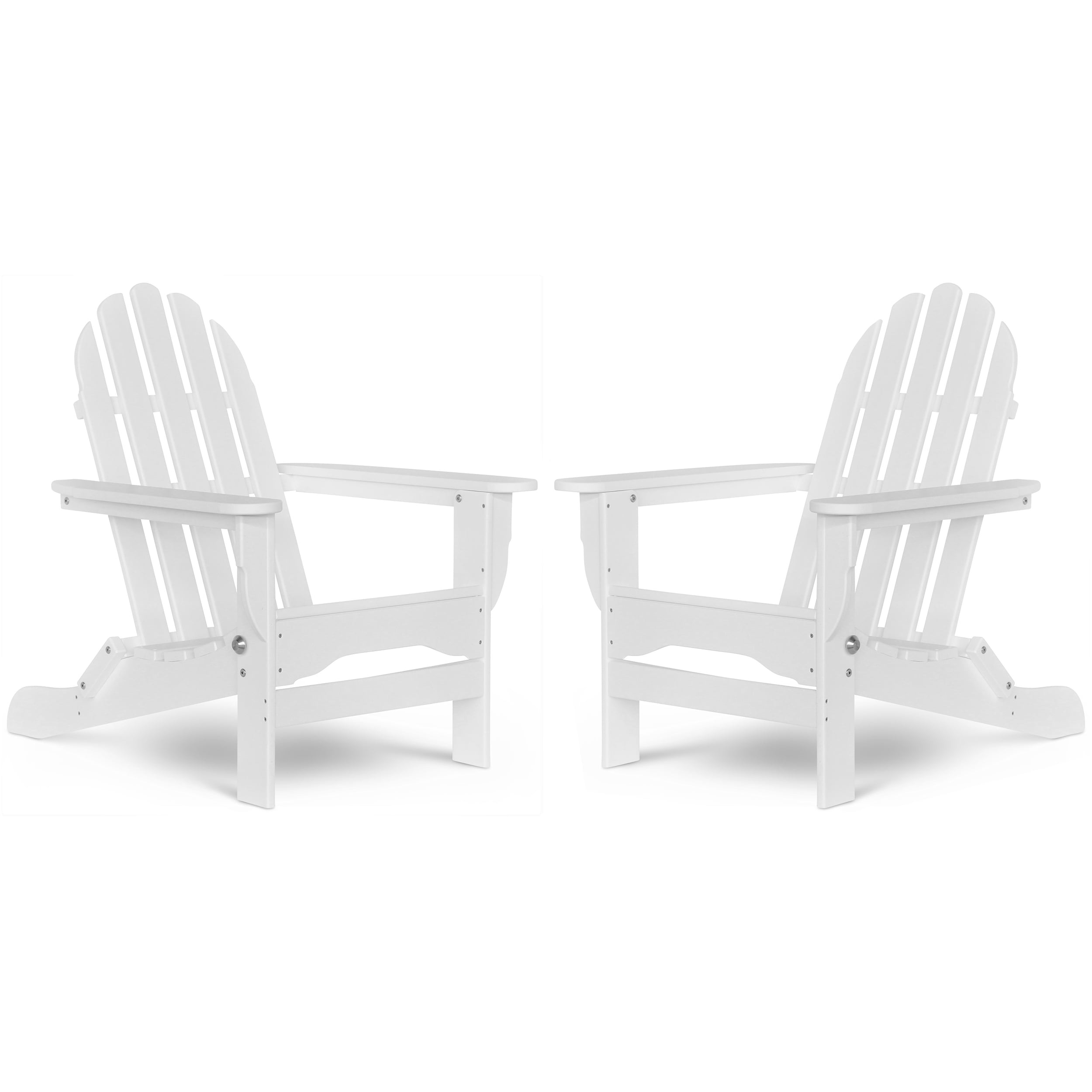 DuroGreen Folding Adirondack Chairs Made with AllWeather Tangentwood