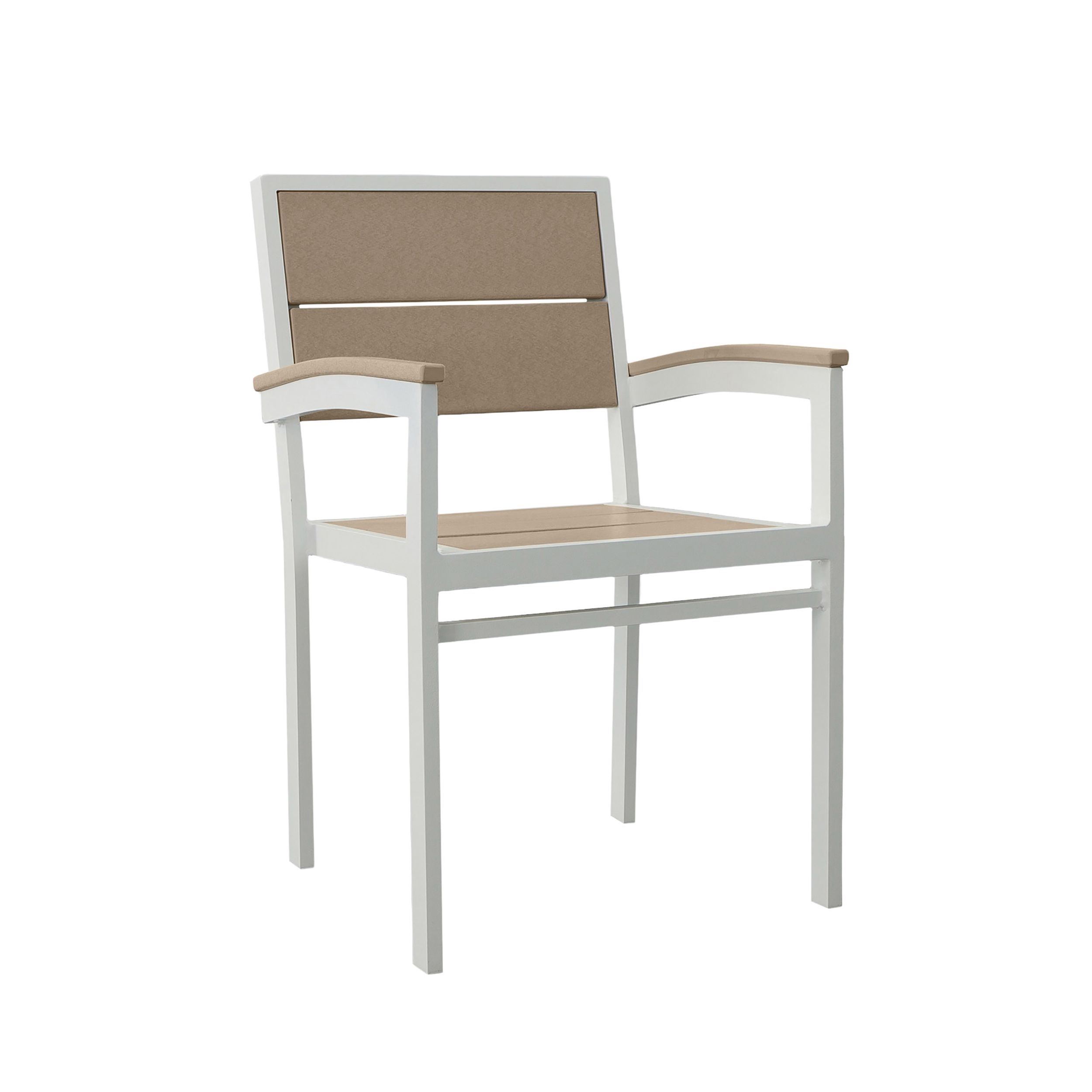 DuroGreen Park City Outdoor Dining Arm Chair Made With AllWeather