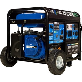 DuroMax XP13000HXT 13,000 Watt Electric Start Tri-Fuel Natural Gas/Propane/Gas Powered Portable Generator w/ CO Alert