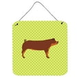 thumbnail image 1 of Duroc Pig Green Wall or Door Hanging Prints, 6 x 6 in., 1 of 1