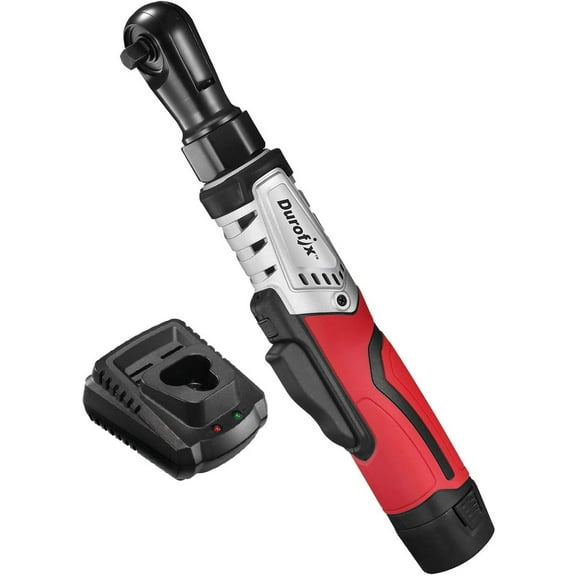 Durofix G12-series 3/8-Inch BRUSHLESS Li-Ion 12V Cordless Ratchet Wrench Tool Kit, RW1210-3P,