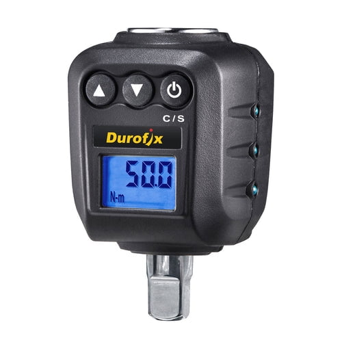 Durofix RM602-3 3/8" (5.9 to 59 ft-lbs.) Heavy Duty Digital Torque Adapter with Buzzer and LED Flash Notification-ISO 6789 Standards with Certificate of Calibration
