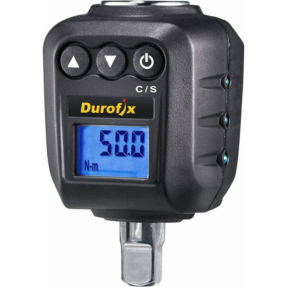 Durofix RM602-3 3/8” Digital Torque Adapter, 5.9-59 ft-lbs, Buzzer & LED Notification, ISO 6789 Certified with Calibration Certificate