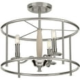 thumbnail image 1 of Durrell Collection Brushed Nickel Semi-Flush Convertible, 1 of 2