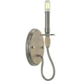 thumbnail image 1 of Durrell Collection One-Light Brushed Nickel Wall Bracket, 1 of 2
