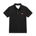 thumbnail image 1 of Dursoulink Boys Short Sleeve Button Down Shirt Military Green Turn-down Collar Uniform Top with Chest Pocket Sizes 100-170, 1 of 8