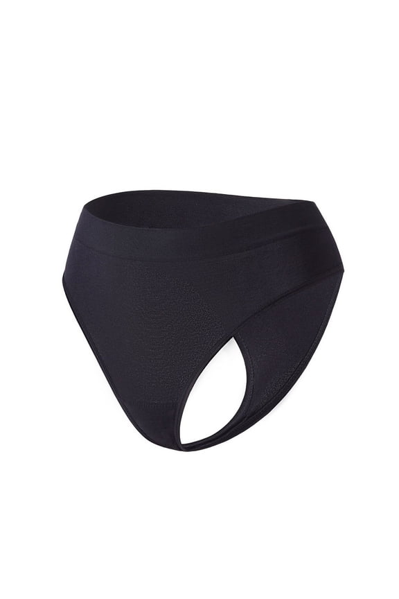 Women's Seamless Low Waist T Back Thong - Breathable Elastic T String Panties for Daily Wear
