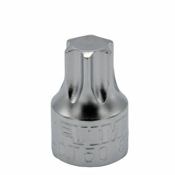 VIM Hand Tools HCT50-04 T50 Half/Cut Torx Driver x 1/4" Sq Dr .75" Long VIM-HCT50-04
